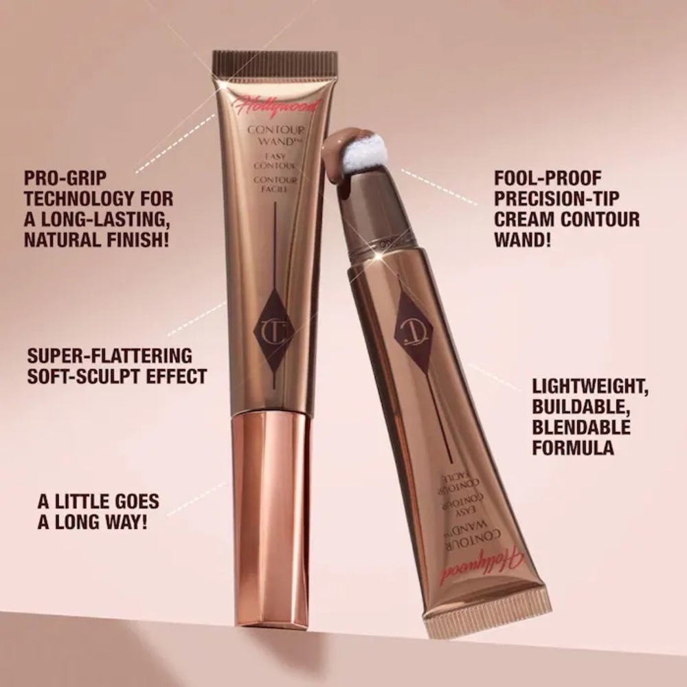 Charlotte Tilbury Hollywood Contour Wand Easy Contour FAIR-MEDIUM Full Size NIB - Picture 3 of 7